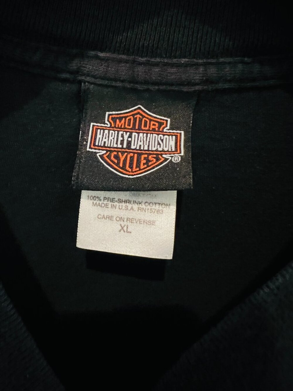 2007 Vintage Harley Davidson Men's Black T-shirt - Picture 10 of 16